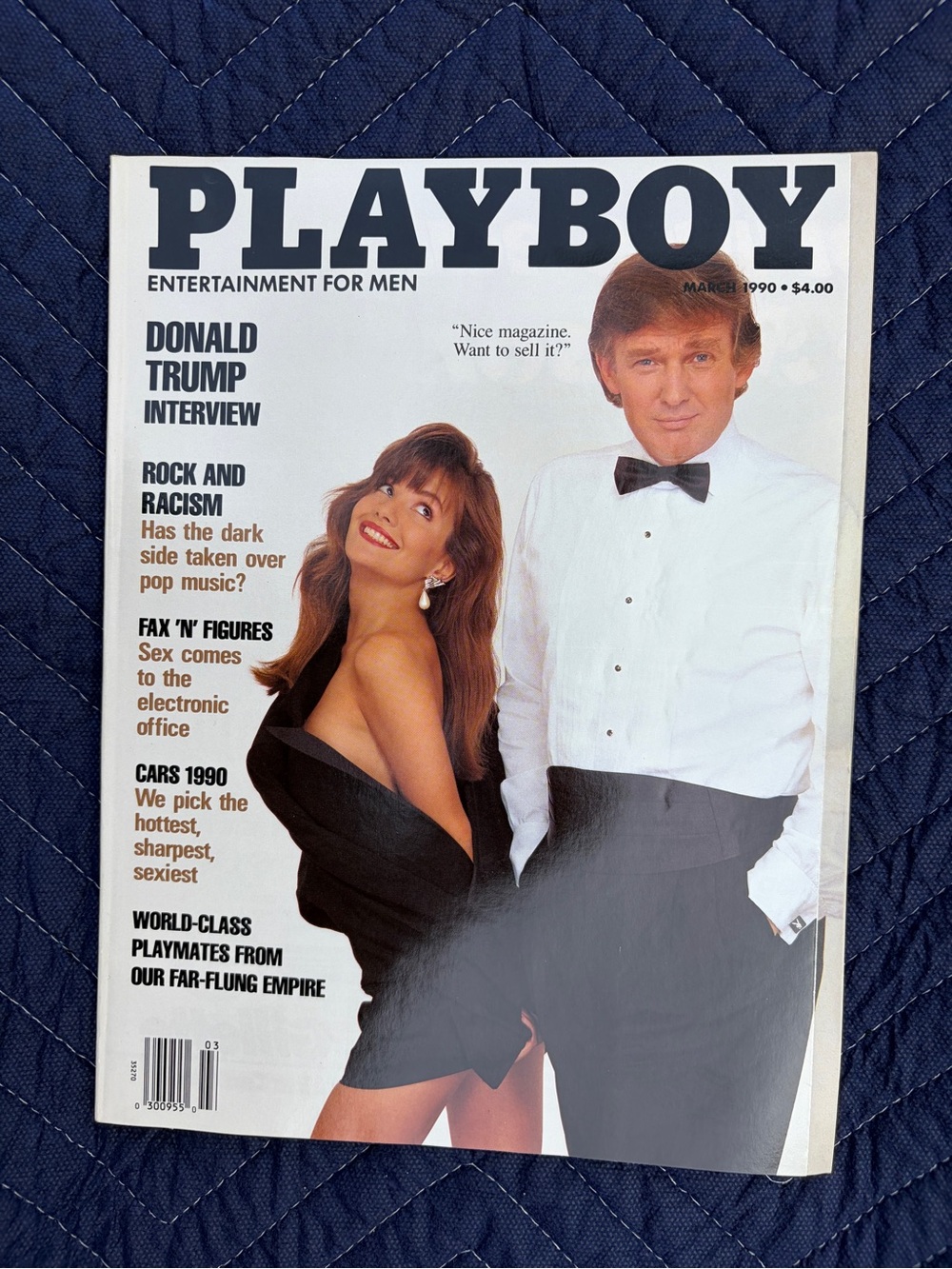 PLAYBOY March 1990 Magazine Donald Trump